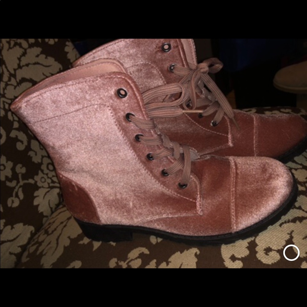Cozy combat boots